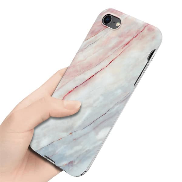 iPhone 7 / 7S / 8 / SE 2020 Skal Fodral Mobilskydd av TPU-silikon med mosaikmönster