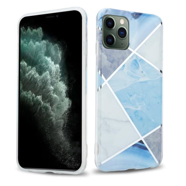 Lommebokdeksel til iPhone 12 MINI Deksel av TPU-silikon med mosaikkmønster