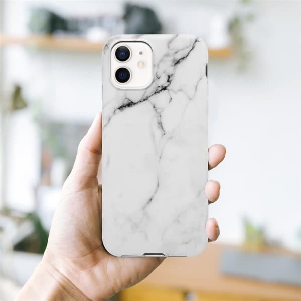 Apple iPhone 12 PRO MAX Suojakotelo Suojakuori valmistettu TPU silikoni kuvio mosaiikki