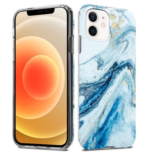 Lommebokdeksel til iPhone 12 PRO MAX Deksel av TPU-silikon med mosaikkmønster