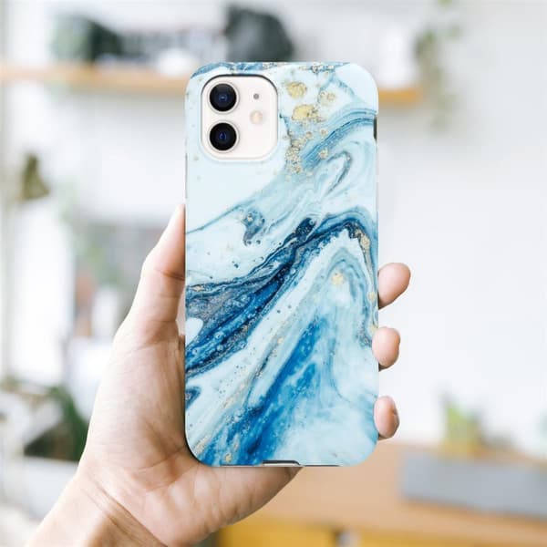 Lommebokdeksel til iPhone 12 PRO MAX Deksel av TPU-silikon med mosaikkmønster