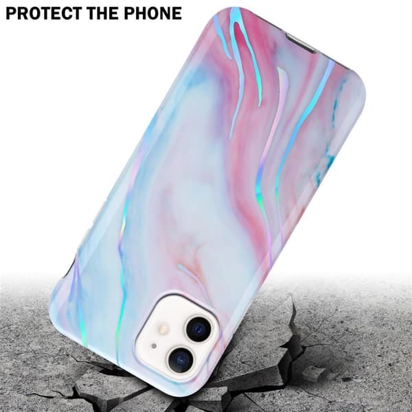 iPhone 12 / 12 PRO Skal Fodral Mobilskydd av TPU-silikon med mosaikmönster