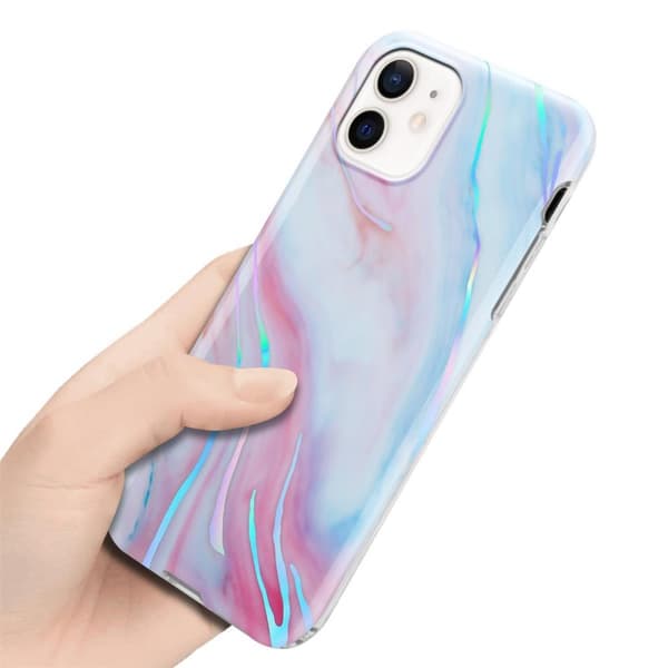 iPhone 12 / 12 PRO Skal Fodral Mobilskydd av TPU-silikon med mosaikmönster