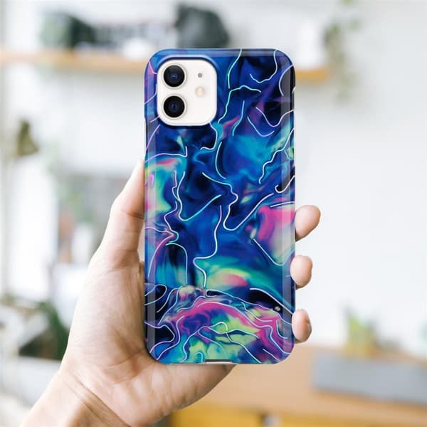 iPhone 12 / 12 PRO Skal Fodral Mobilskydd av TPU-silikon med mosaikmönster