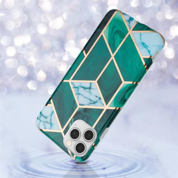 iPhone 12 / 12 PRO Skal Fodral Mobilskydd av TPU-silikon med mosaikmönster