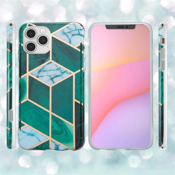 iPhone 12 / 12 PRO Skal Fodral Mobilskydd av TPU-silikon med mosaikmönster