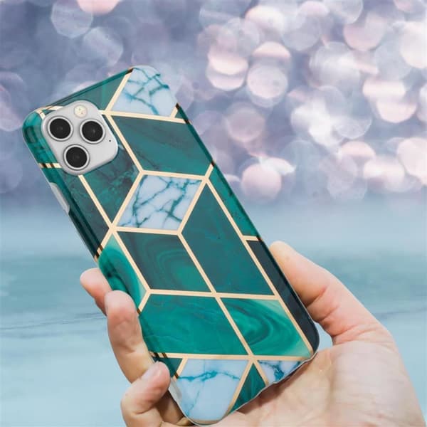 iPhone 12 / 12 PRO Skal Fodral Mobilskydd av TPU-silikon med mosaikmönster