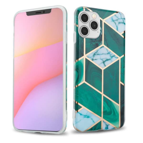 iPhone 12 / 12 PRO Skal Fodral Mobilskydd av TPU-silikon med mosaikmönster