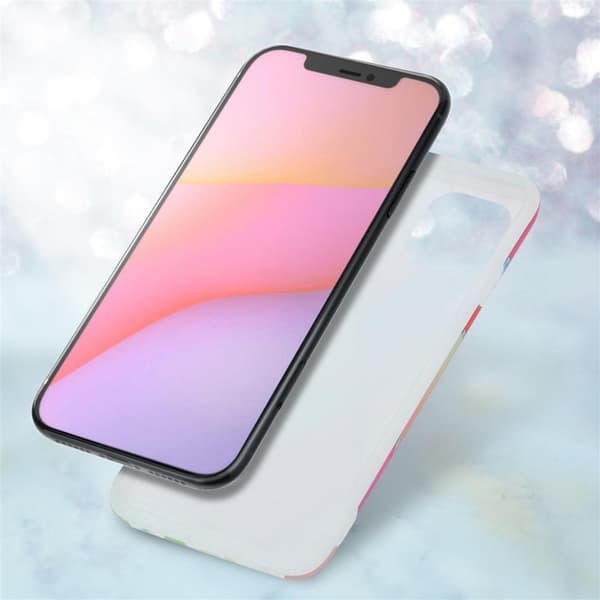 iPhone 12 / 12 PRO Skal Fodral Mobilskydd av TPU-silikon med mosaikmönster