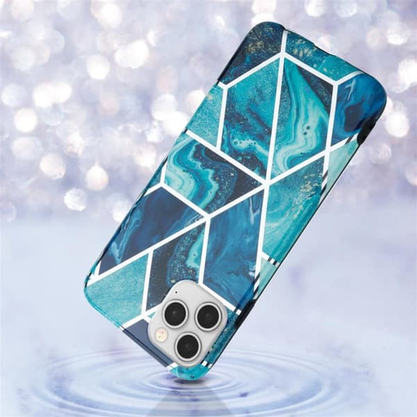 iPhone 12 / 12 PRO Skal Fodral Mobilskydd av TPU-silikon med mosaikmönster