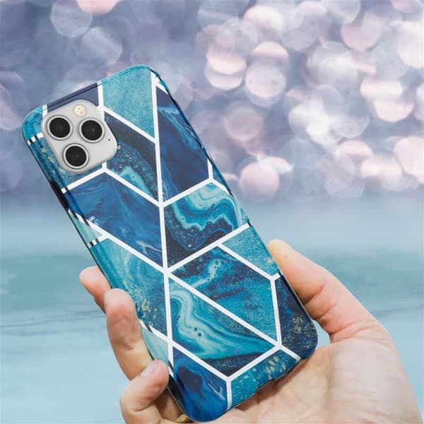 iPhone 12 / 12 PRO Skal Fodral Mobilskydd av TPU-silikon med mosaikmönster