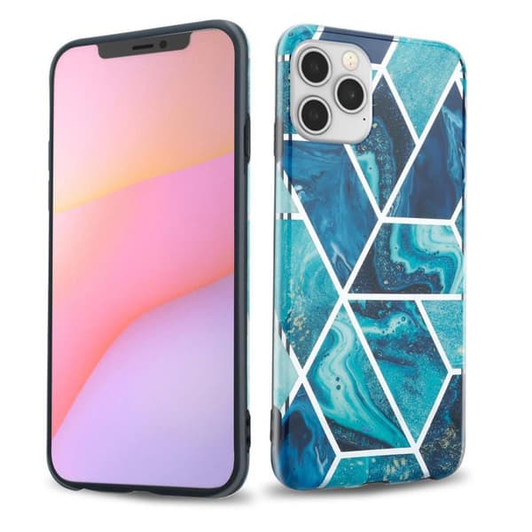 iPhone 12 / 12 PRO Skal Fodral Mobilskydd av TPU-silikon med mosaikmönster