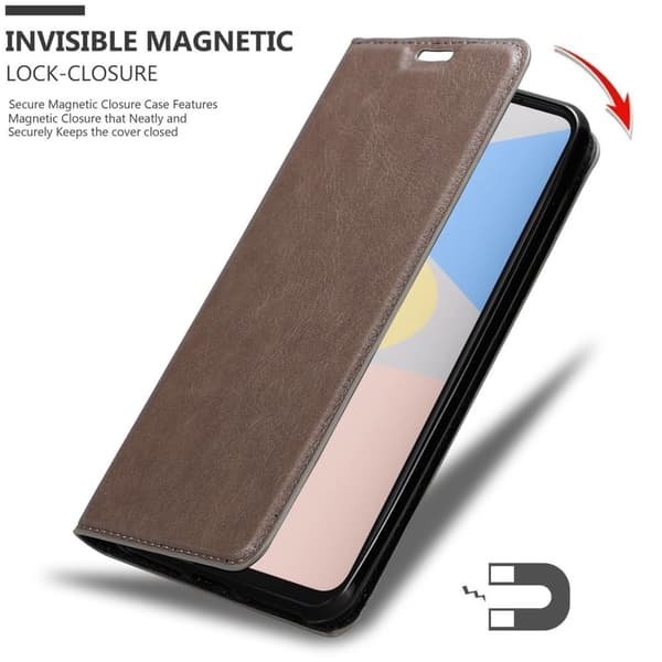 Lommebokdeksel til Google PIXEL 4A Deksel med magnetisk lukking, stativfunksjon og kortlomme