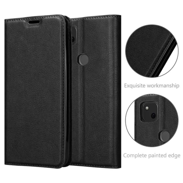 Lommebokdeksel til Google PIXEL 4A Deksel med magnetisk lukking, stativfunksjon og kortlomme
