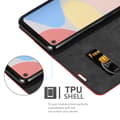 Miniatyrbilde 9 av 11: Lommebokdeksel til Google PIXEL 4A Deksel med magnetisk lukking, stativfunksjon og kortlomme