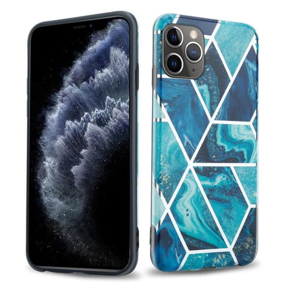 iPhone 11 PRO Skal Fodral Mobilskydd av TPU-silikon med mosaikmönster