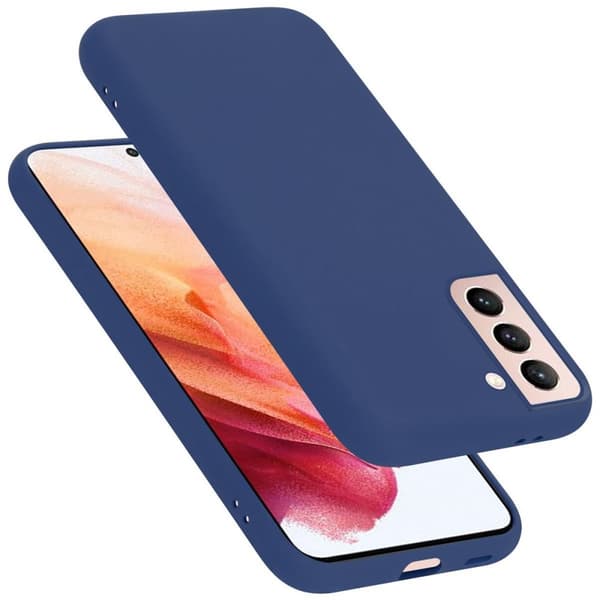 Samsung Galaxy S21 5G Skal Fodral av flexibelt TPU-silikon Case Cover LIQUID BLÅ