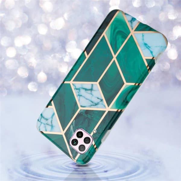 Huawei NOVA 6 SE / P40 LITE / NOVA 7i Skal Fodral Mobilskydd av TPU-silikon med mosaikmönster