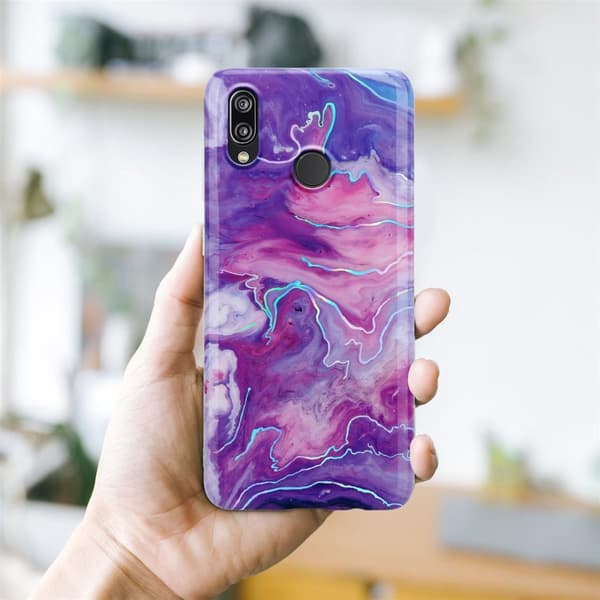 Huawei P20 LITE 2018 / NOVA 3E Suojakotelo Suojakuori valmistettu TPU silikoni kuvio mosaiikki
