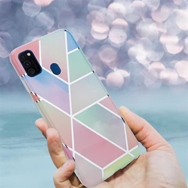 Huawei P20 LITE 2018 / NOVA 3E Suojakotelo Suojakuori valmistettu TPU silikoni kuvio mosaiikki