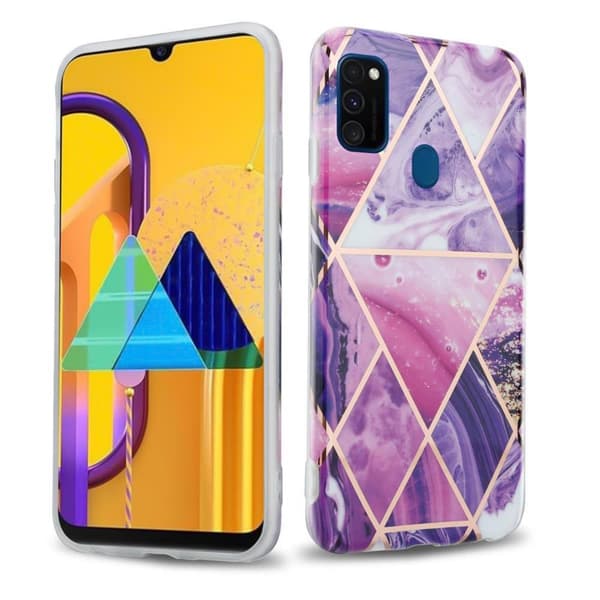 Lommebokdeksel til Huawei P20 LITE 2018 / NOVA 3E Deksel av TPU-silikon med mosaikkmønster