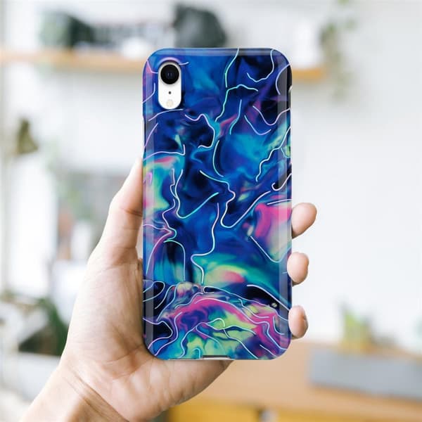 iPhone XR Suojakotelo Suojakuori valmistettu TPU silikoni kuvio mosaiikki
