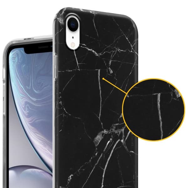 iPhone XR Suojakotelo Suojakuori valmistettu TPU silikoni kuvio mosaiikki