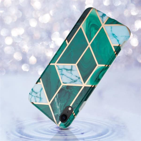 iPhone XR Suojakotelo Suojakuori valmistettu TPU silikoni kuvio mosaiikki
