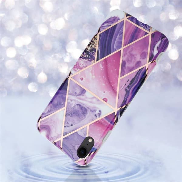 iPhone XR Suojakotelo Suojakuori valmistettu TPU silikoni kuvio mosaiikki