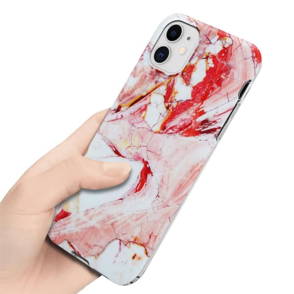 iPhone 11 Skal Fodral Mobilskydd av TPU-silikon med mosaikmönster