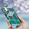 Miniatyrbilde 7 av 8: Lommebokdeksel til iPhone 11 Deksel av TPU-silikon med mosaikkmønster