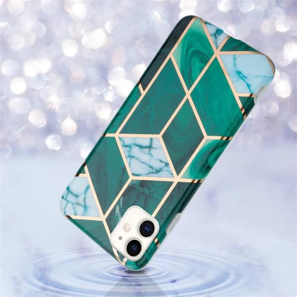 iPhone 11 Skal Fodral Mobilskydd av TPU-silikon med mosaikmönster