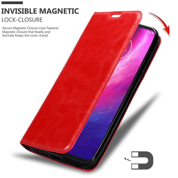 Motorola ONE HYPER Suojakotelo Suojakuori Lompakkokotelo Matkapuhelinkotelo jossa magneettisuljenta, jalusta-toiminto ja korttitasku