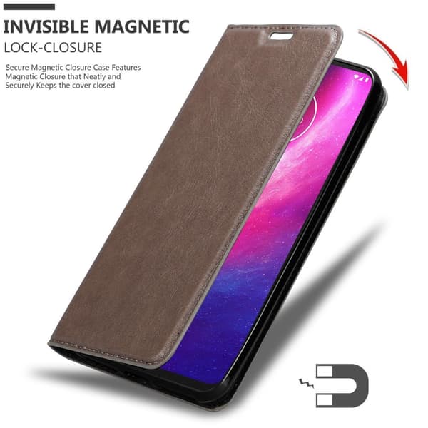 Motorola ONE HYPER Suojakotelo Suojakuori Lompakkokotelo Matkapuhelinkotelo jossa magneettisuljenta, jalusta-toiminto ja korttitasku