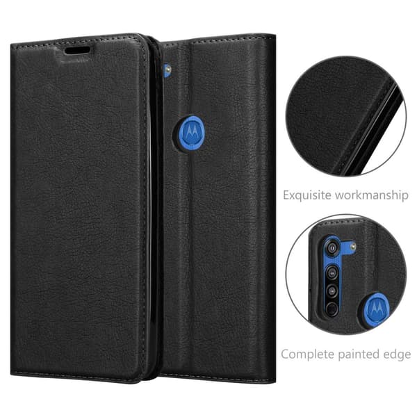 Motorola MOTO G8 Fodral Skal Plånboksfodral Case med magnetisk stängning, ståfunktion och kortficka