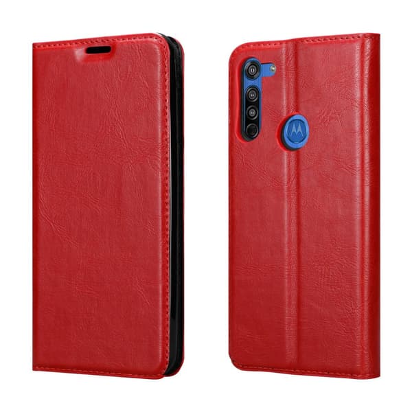 Motorola MOTO G8 Fodral Skal Plånboksfodral Case med magnetisk stängning, ståfunktion och kortficka