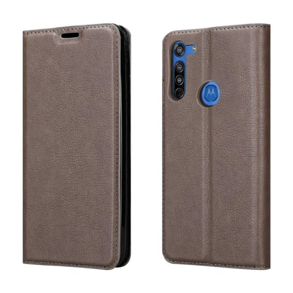 Motorola MOTO G8 Fodral Skal Plånboksfodral Case med magnetisk stängning, ståfunktion och kortficka