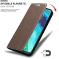 Miniatyrbilde 7 av 8: Lommebokdeksel til Motorola MOTO G8 Deksel med magnetisk lukking, stativfunksjon og kortlomme
