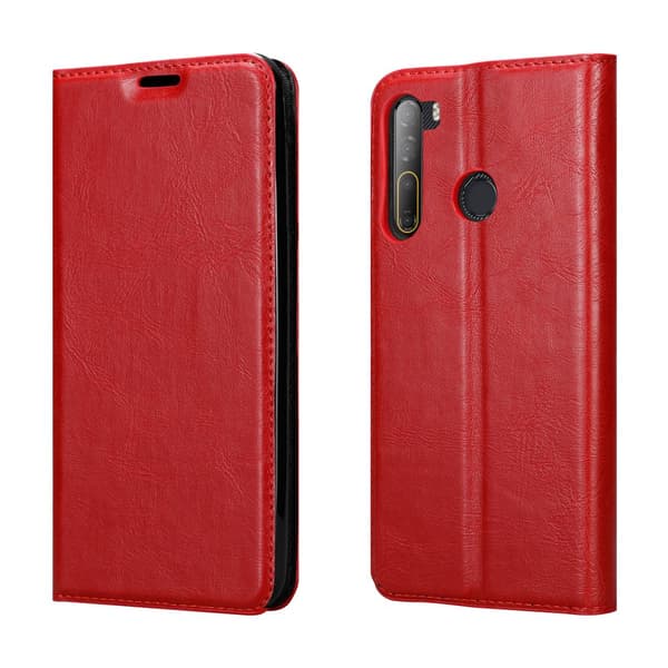 HTC Desire 20 PRO Fodral Skal Plånboksfodral Case med magnetisk stängning, ståfunktion och kortficka