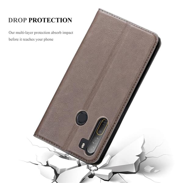 HTC Desire 20 PRO Fodral Skal Plånboksfodral Case med magnetisk stängning, ståfunktion och kortficka