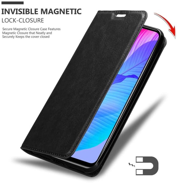 Huawei P SMART S Suojakotelo Suojakuori Lompakkokotelo Matkapuhelinkotelo jossa magneettisuljenta, jalusta-toiminto ja korttitasku