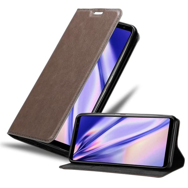 Lommebokdeksel til Asus ROG Phone 3 Deksel med magnetisk lukking, stativfunksjon og kortlomme KAFFEBRUNN