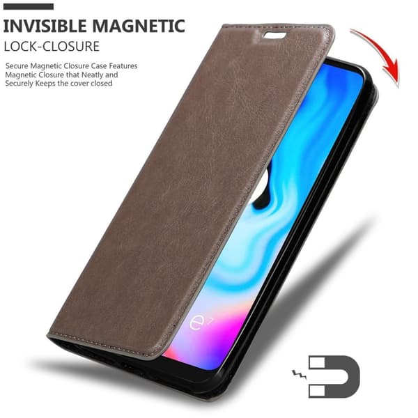 Lommebokdeksel til Motorola MOTO E7 PLUS Deksel med magnetisk lukking, stativfunksjon og kortlomme