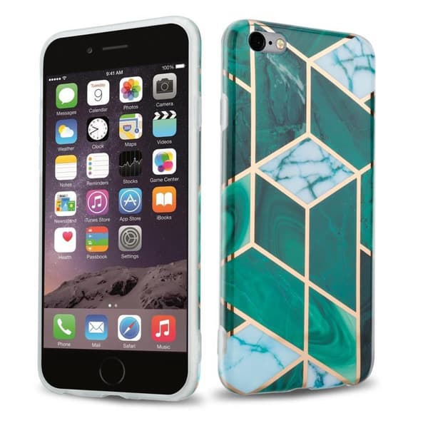 iPhone 6 PLUS / 6S PLUS Skal Fodral Mobilskydd av TPU-silikon med mosaikmönster