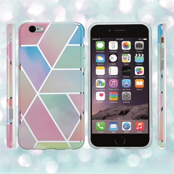 iPhone 6 PLUS / 6S PLUS Skal Fodral Mobilskydd av TPU-silikon med mosaikmönster