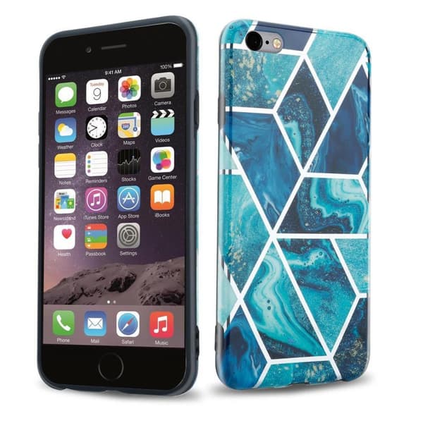 iPhone 6 PLUS / 6S PLUS Suojakotelo Suojakuori valmistettu TPU silikoni kuvio mosaiikki
