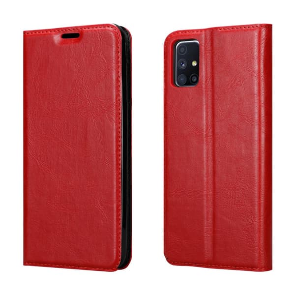 Samsung Galaxy M51 Fodral Skal Plånboksfodral Case med magnetisk stängning, ståfunktion och kortficka