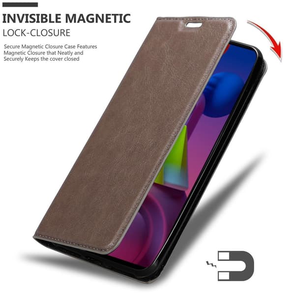 Samsung Galaxy M51 Fodral Skal Plånboksfodral Case med magnetisk stängning, ståfunktion och kortficka