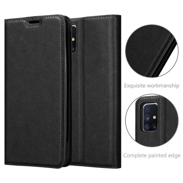 Samsung Galaxy M51 Fodral Skal Plånboksfodral Case med magnetisk stängning, ståfunktion och kortficka