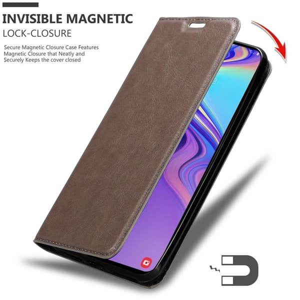 Samsung Galaxy M30 / A40s Suojakotelo Suojakuori Lompakkokotelo Matkapuhelinkotelo jossa magneettisuljenta, jalusta-toiminto ja korttitasku